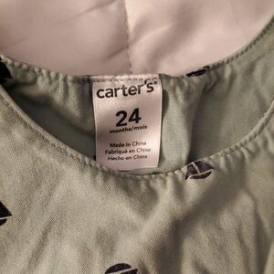 Carter's Mint Green Baby Outfit